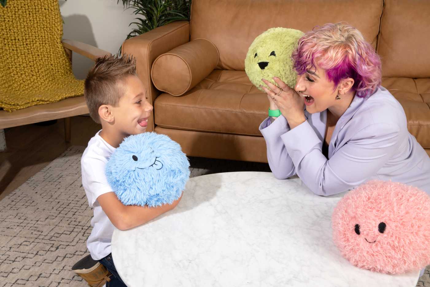 Hug Ball 3 Pack (Blue, Green, Pink)