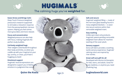 Hugimals - קווין הקואלה בובת כובד מחבקת